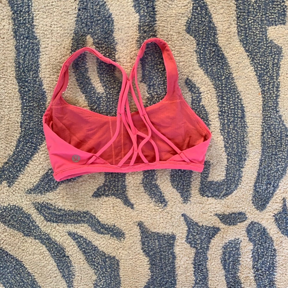 Neon Pink Lululemon Sports Bra!